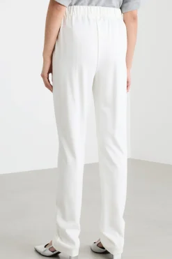 Pantaloni in jersey stretch - Bianco