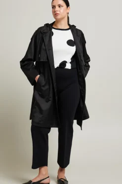 Pantaloni in maglia di viscosa - Nero