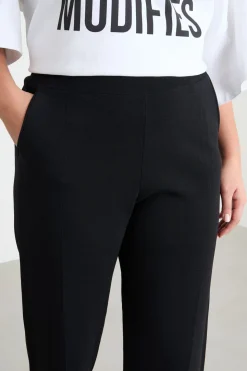 Pantaloni in maglia - Nero