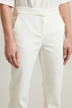 Pantaloni in misto cotone - Avorio
