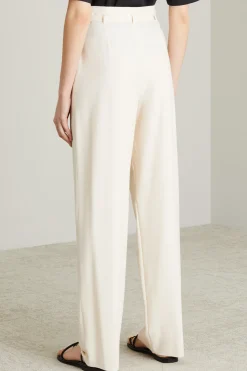 Pantaloni in piquet - Bianco