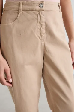 Pantaloni in raso - Cammello
