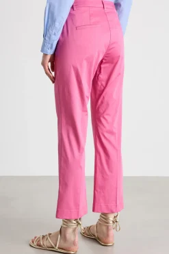 Pantaloni in raso - Rosa
