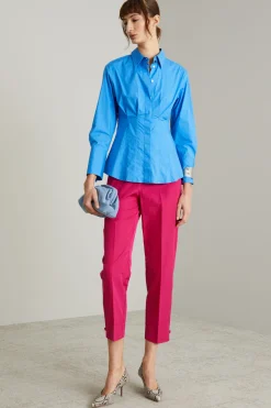 Pantaloni in taffetà - Rosa