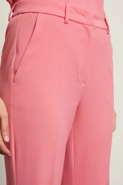 Pantaloni in tela stretch - Rosa Baby