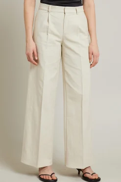 Pantaloni in tessuto armaturato - Bianco