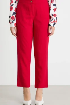 Pantaloni in tessuto armaturato - Rosso