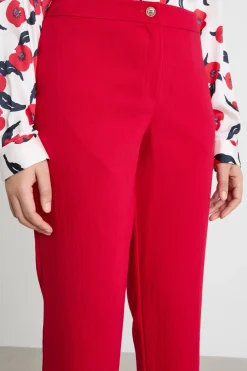 Pantaloni in tessuto armaturato - Rosso