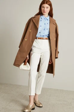 Pantaloni in twill - Bianco