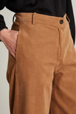 Pantaloni in velluto a coste - Cammello