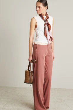 Pantaloni in velluto a coste - Rosa Antico