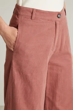 Pantaloni in velluto a coste - Rosa Antico