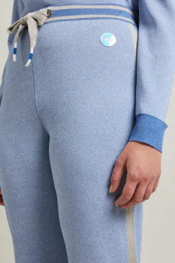 Pantaloni in viscosa - Azzurro Oro