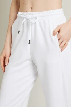 Pantaloni jogger con polsino - Bianco