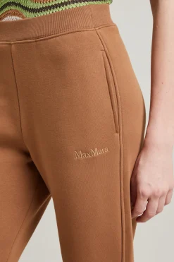 Pantaloni jogger con polsino - Cammello