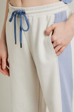 Pantaloni jogger con polsino - Ghiacchio Azzuro Polvere