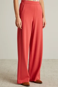 Pantaloni jogger in jersey - Corallo