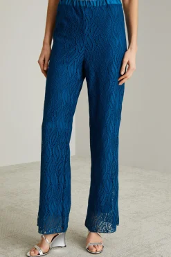 Pantaloni macramè - Blu