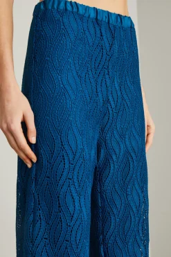 Pantaloni macramè - Blu