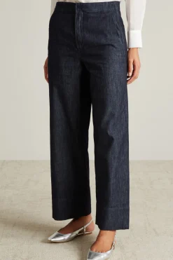Pantaloni morbidi in denim - Blu Denim Scuro