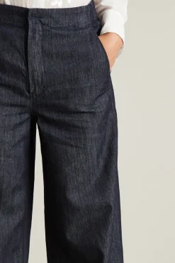 Pantaloni morbidi in denim - Blu Denim Scuro