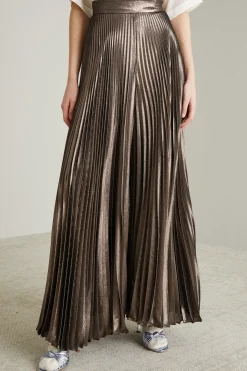Pantaloni plissettati - Bronzo