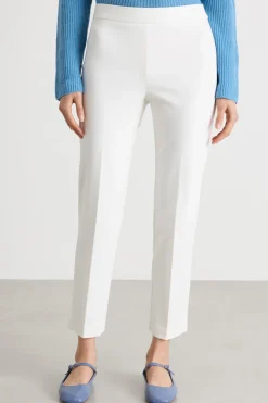 Pantaloni skinny fit in jersey - Bianco