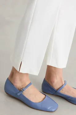 Pantaloni skinny fit in jersey - Bianco