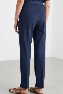 Pantaloni skinny fit in jersey - Blu