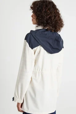 Parka color block - Bianco