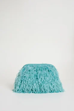 Pochette a frange - Azzurro