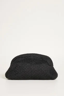 Pochette a rete - Nero