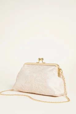 Pochette con paillettes - Rosa