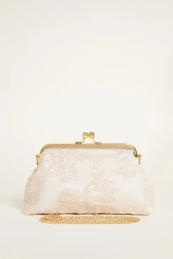 Pochette con paillettes - Rosa