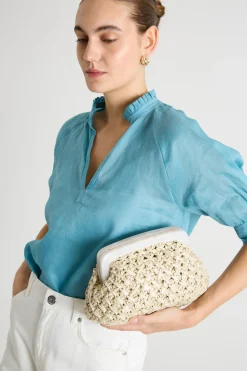 Pochette crochet - Bianco