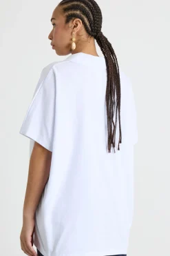 Polo con maniche a kimono - Bianco