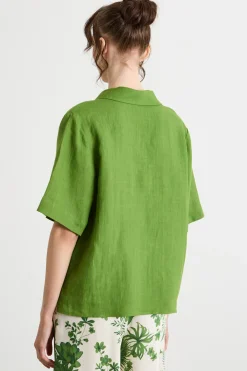 Polo in tela - Verde