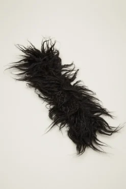 Polsini effetto peluche - Nero