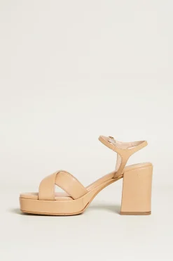Sandali con fascia incrociata - Rosa