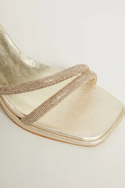 Sandali con strass - Oro