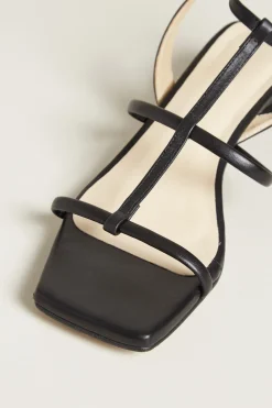 Sandali con tacco - Nero