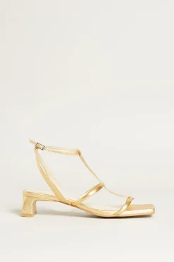 Sandali con tacco - Oro