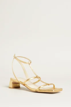 Sandali con tacco - Oro