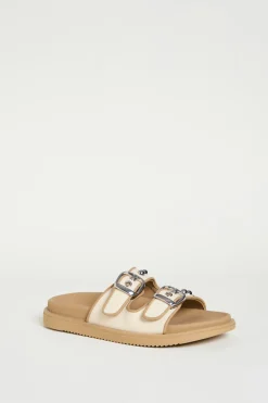 Sandali con borchie - Beige