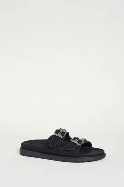 Sandali con borchie - Nero