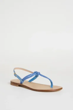 Sandali con strass - Azzurro