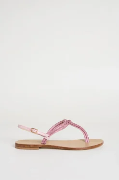 Sandali con strass - Rosa