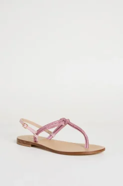 Sandali con strass - Rosa