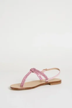 Sandali con strass - Rosa