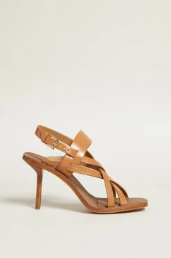Sandali in pelle - Cuoio